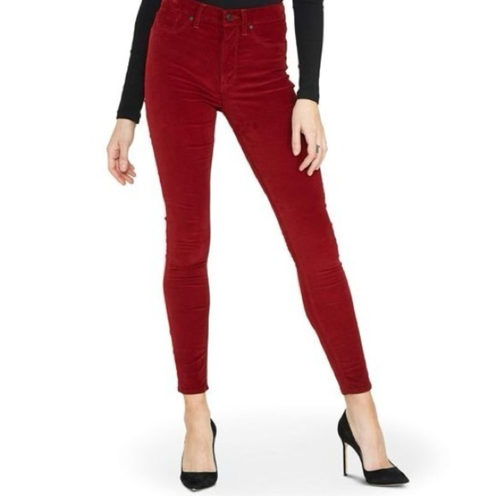 Hudson Red Barbara Super Skinny‎ Jeans W30
